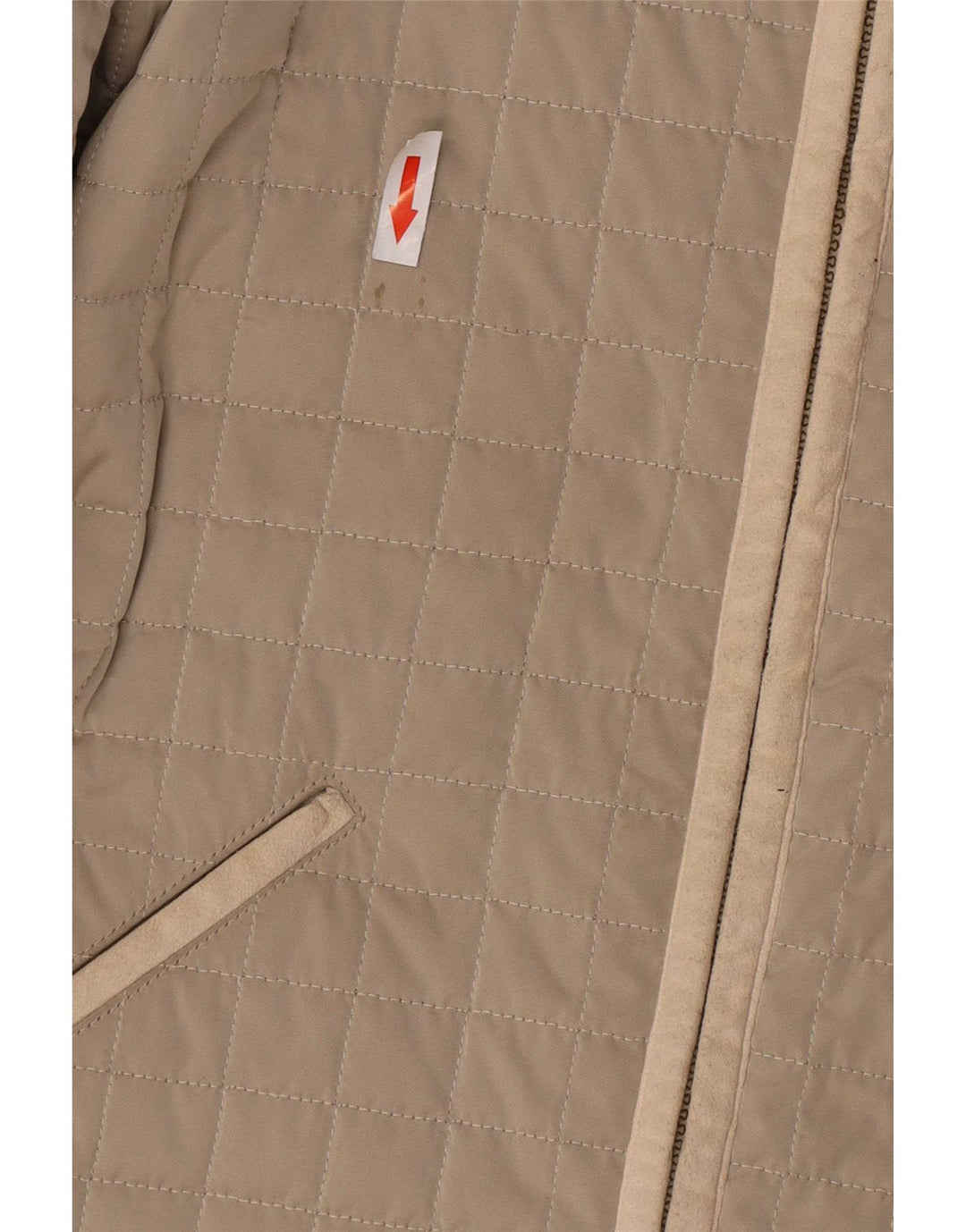Marella Chaqueta acolchada para mujer UK 44 Poliéster beige medio