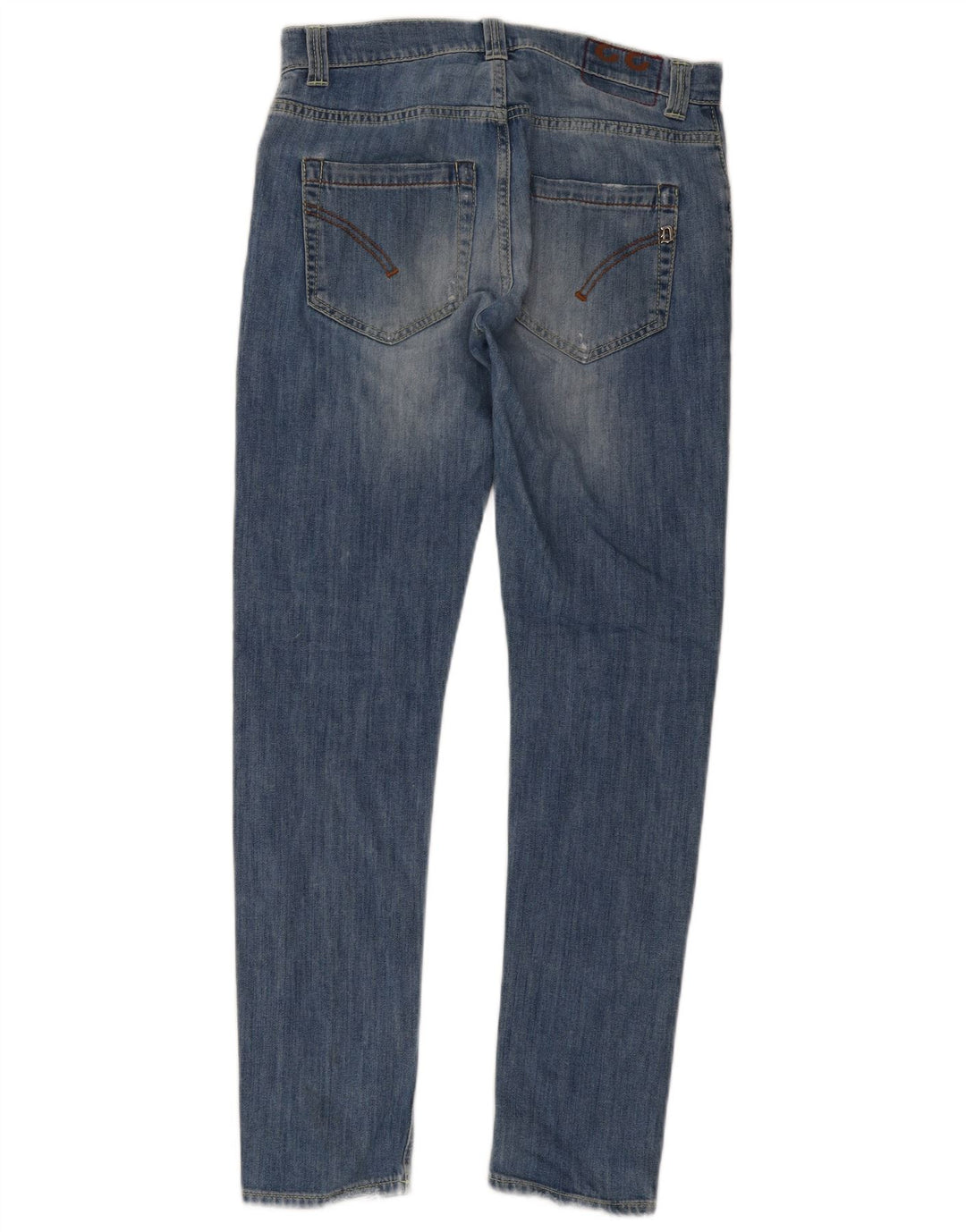 Dondup Vaqueros ajustados desgastados para hombre W33 L32 Algodón azul