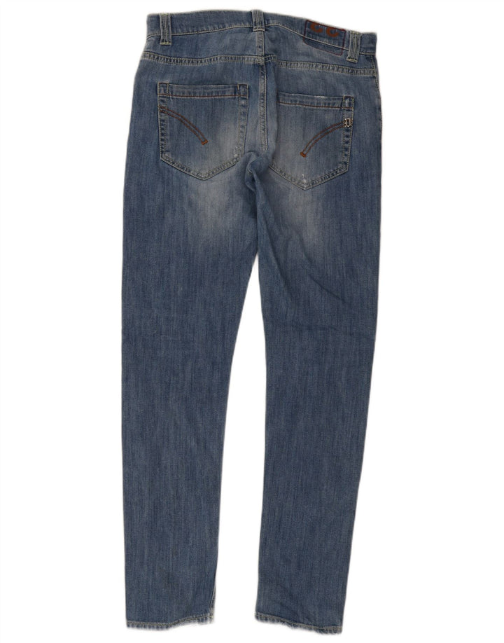 Dondup Vaqueros ajustados desgastados para hombre W33 L32 Algodón azul