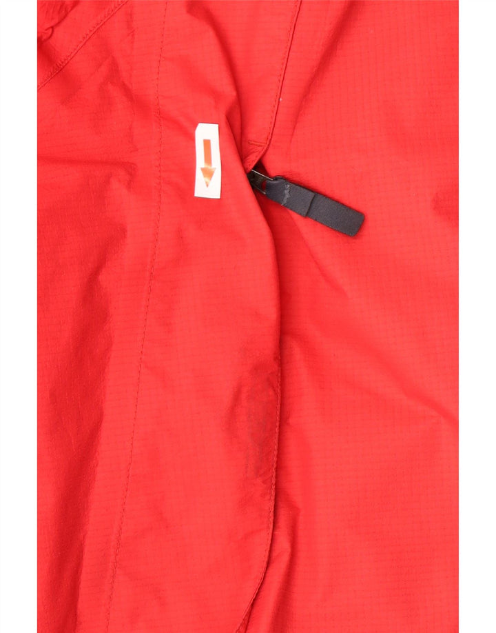 Berghaus Chaqueta impermeable con capucha para hombre UK 38 Medium Red Nylon