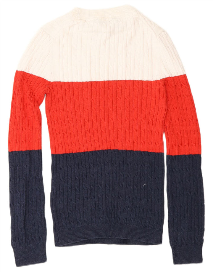Crew Clothing Suéter de cuello redondo para mujer UK 8 Small Multicolor