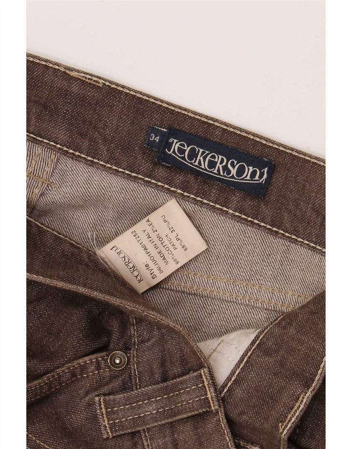 Jeckerson Jeans Regulares Para Hombre W30 L32 Algodón Marrón