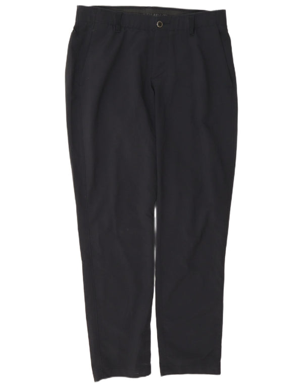Under Armour Pantalón chino recto para hombre W34 L32 Nylon azul marino