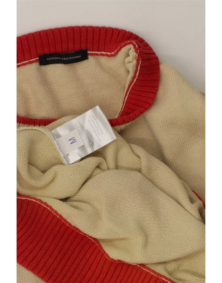 Sergio Tacchini Jersey De Cuello Redondo Hombre Algodón Beige Medio