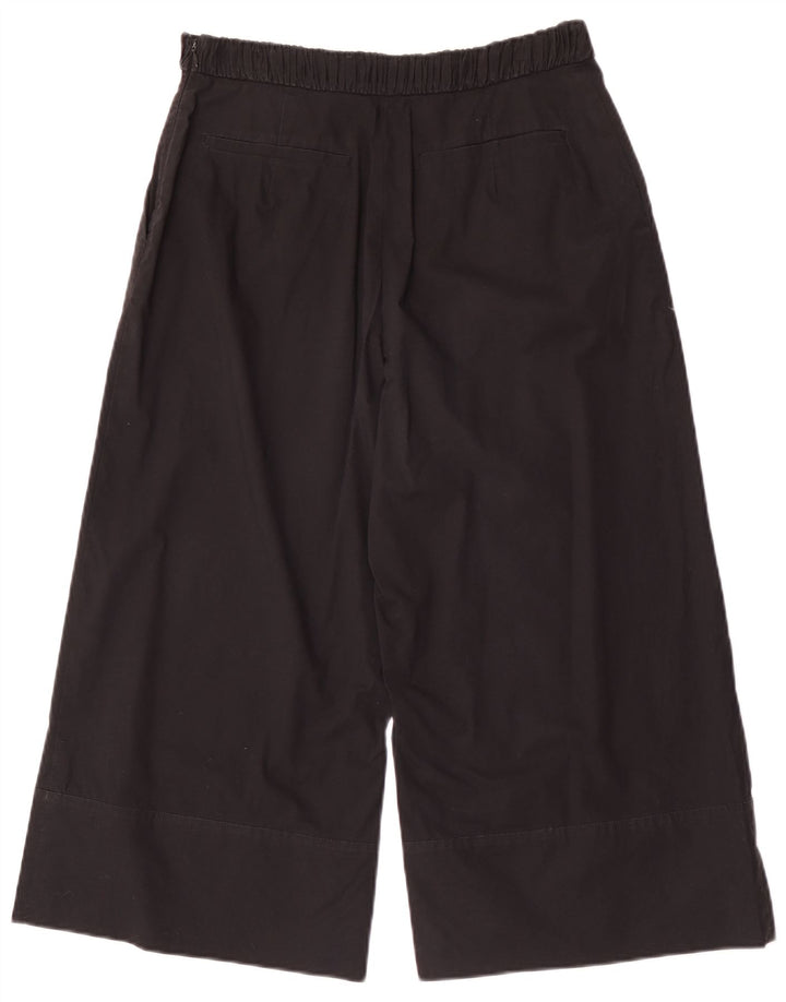 Max & Co. Pantalones capri de pierna ancha para mujer W30 L21 Negro