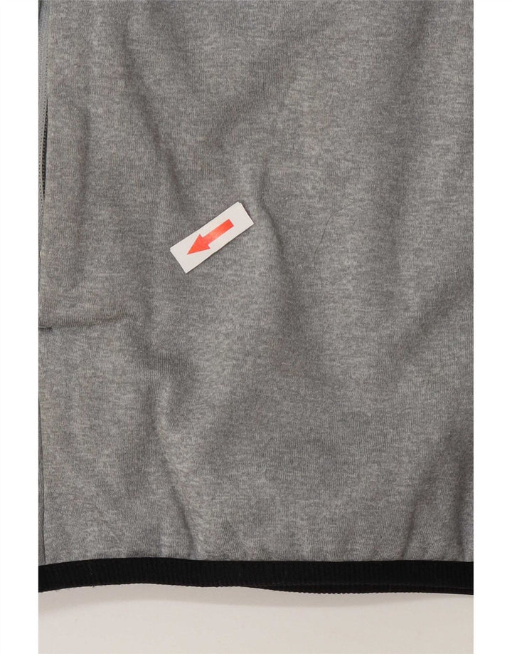 Adidas - Chándal con cremallera y cuello para hombre, talla 2XL, color gris, poliéster