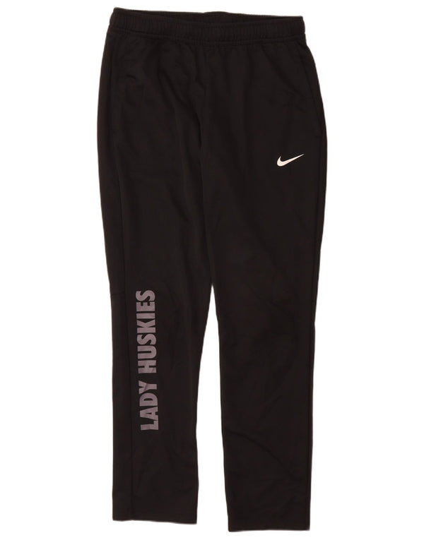 Nike Dri Fit Graphic - Pantalones de chándal para mujer, talla M, poliéster negro