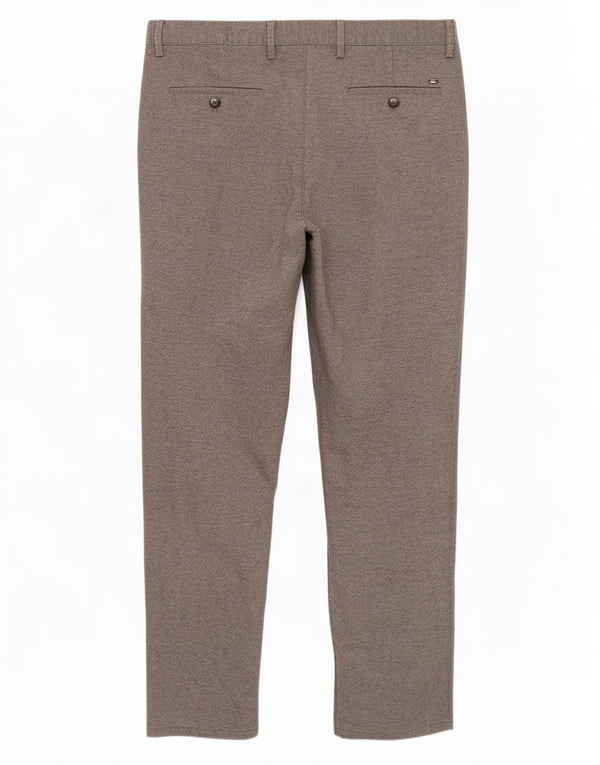 Massimo Dutti Pantalón Chino Slim Fit para Hombre EU 44 Large W34 L28 Gris