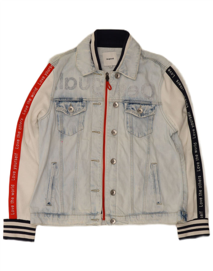 Chaqueta vaquera Desigual para mujer EU 44 XL Algodón azul
