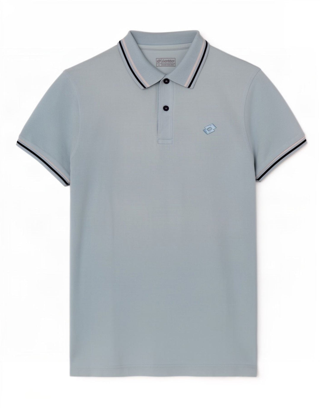 Polo Lotto Hombre Grande Azul Algodón