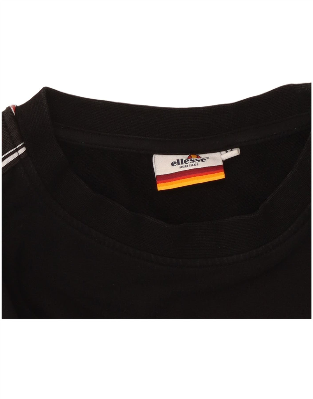 ELLESSE Sudadera con gráfico Heritage para mujer, talla 44, talla M, color negro