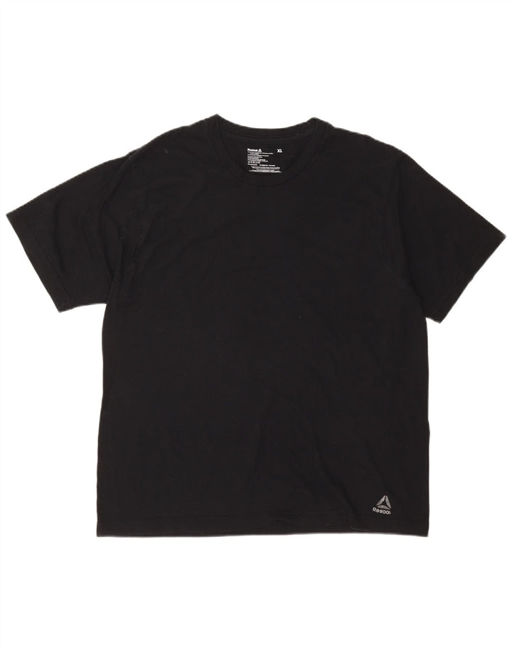REEBOK Camiseta Hombre Top XL Algodón Negro