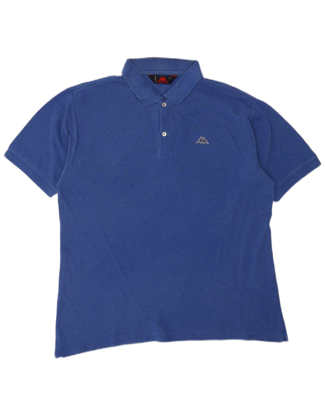 KAPPA Mens Polo Shirt Large Blue Cotton