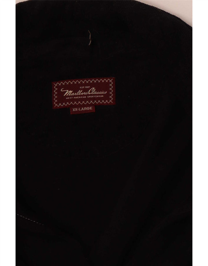 Marlboro Classics Chaqueta Bomber para Hombre UK 44 2XL Negro