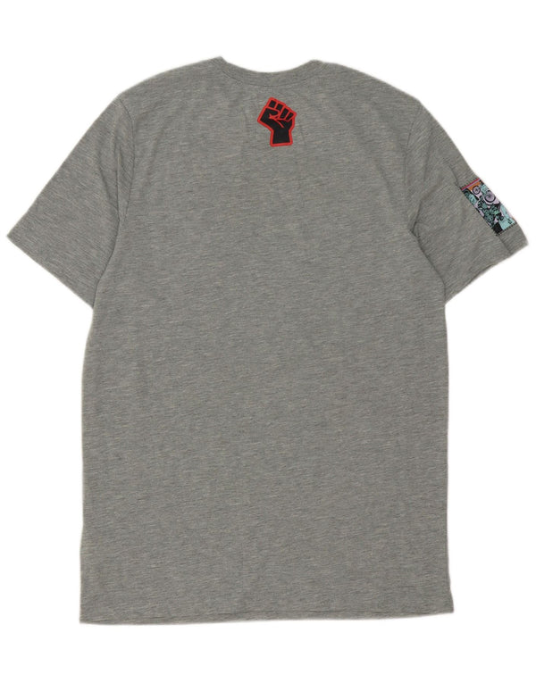 Camiseta Nike Dri Fit Graphic para hombre Poliéster gris medio