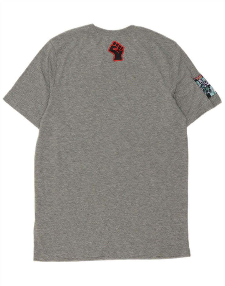 Camiseta Nike Dri Fit Graphic para hombre Poliéster gris medio