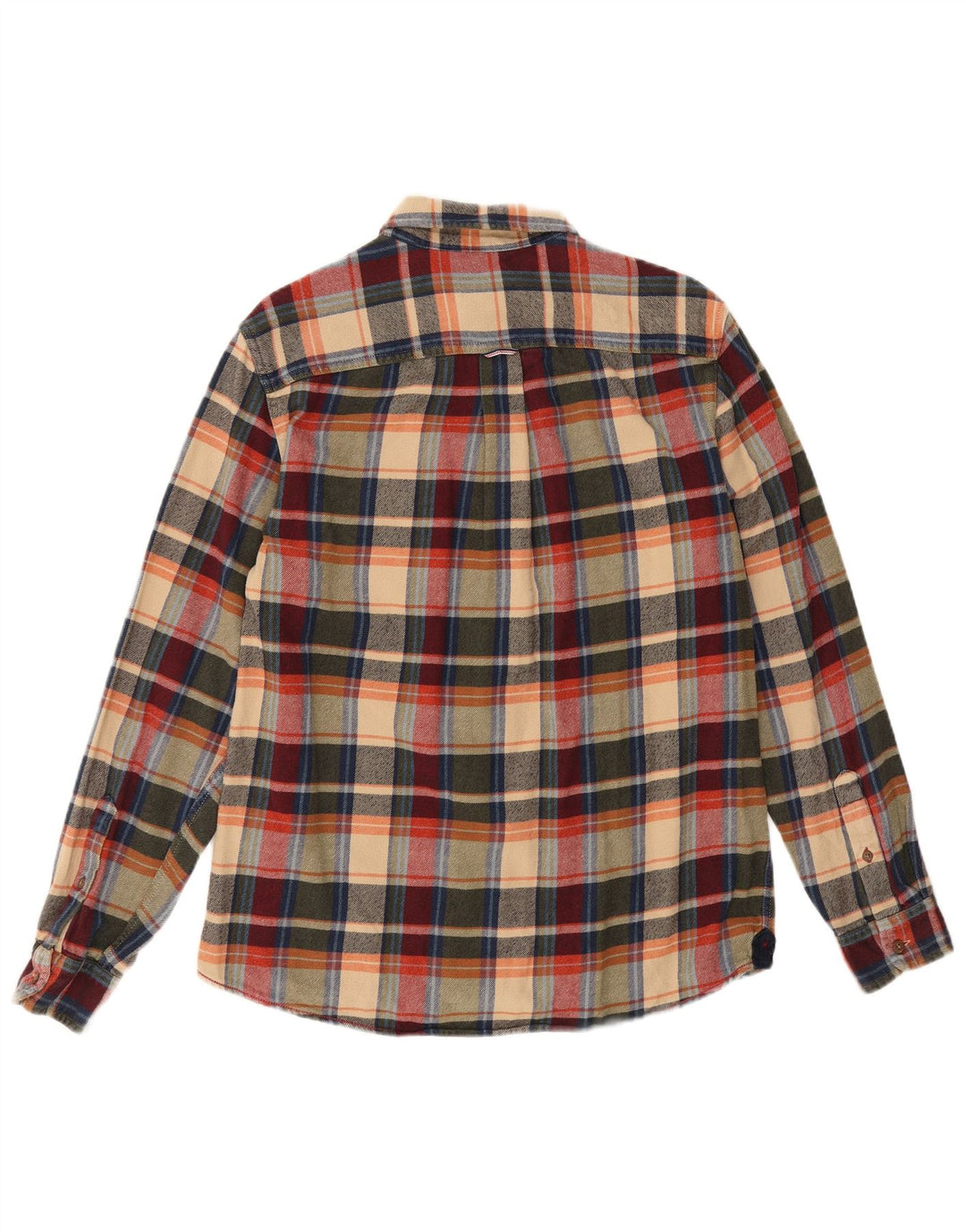 Camisa de franela de corte clásico para hombre de White Stuff con cuadros multicolor medianos