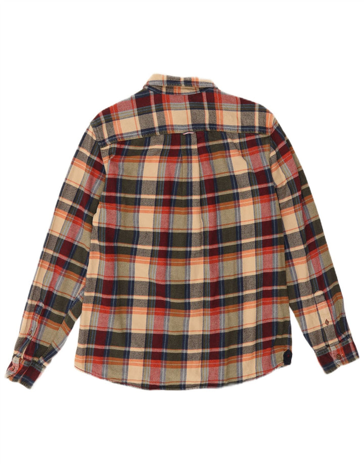 Camisa de franela de corte clásico para hombre de White Stuff con cuadros multicolor medianos