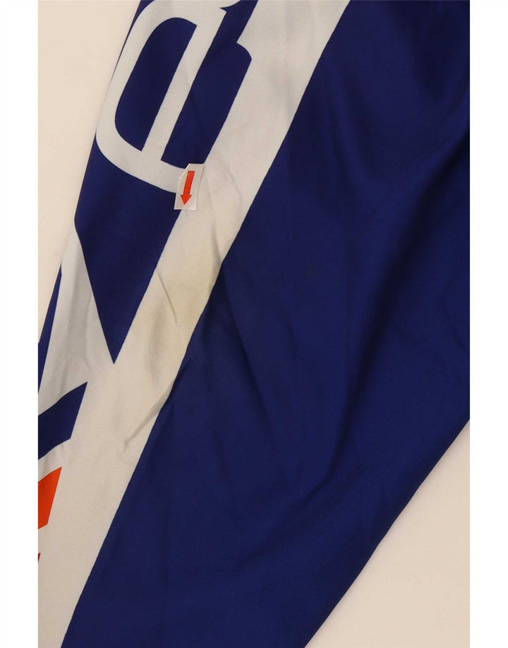 Engelbert Strauss Chaqueta superior de chándal con gráfico para hombre, color azul grande, color block