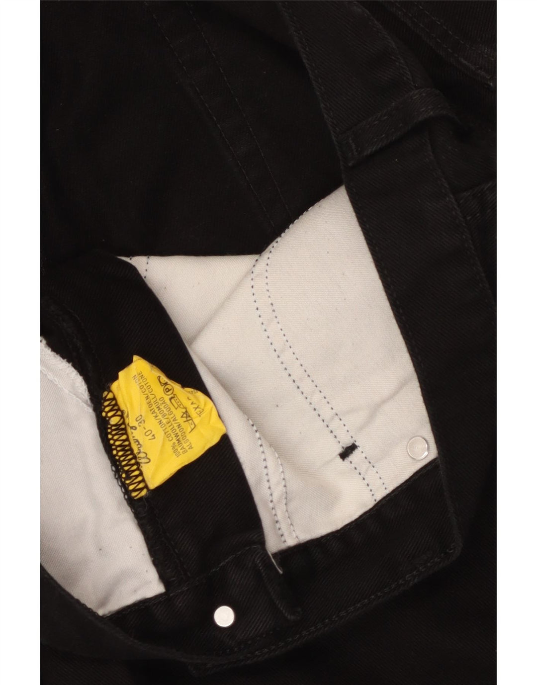 WRANGLER Vaqueros rectos Texas para hombre W40 L30 Algodón negro