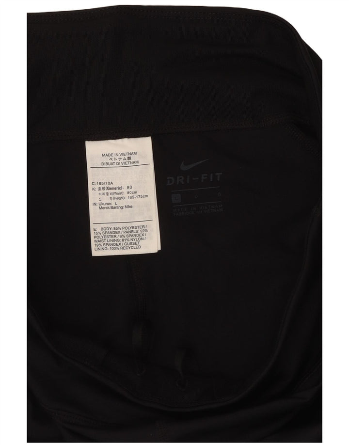 Leggings NIKE Dri Fit para mujer UK 46 Grande Poliéster negro