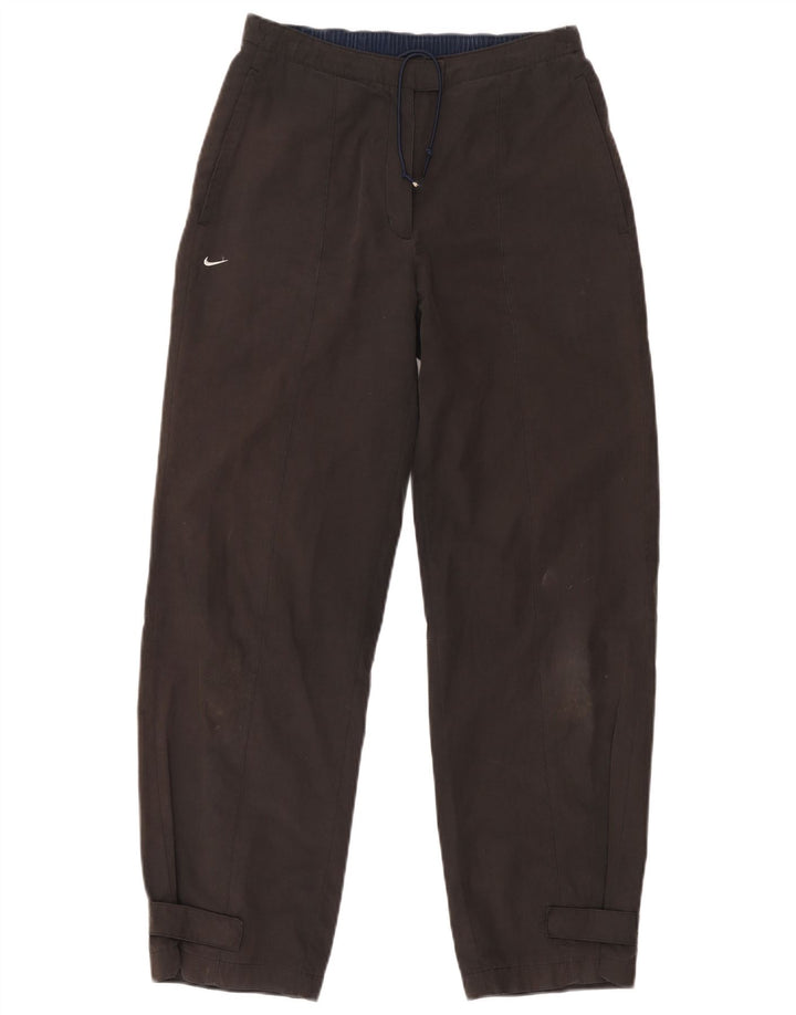 Nike Pantalones casuales rectos para mujer US 4/6 Small W30 L29 Gris Poliéster