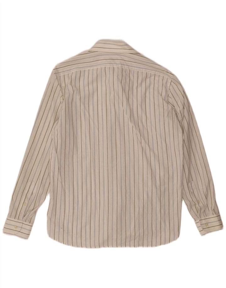 Camisa Cacharel Hombre Talla 15 3/4 Mediana Rayas Blancas