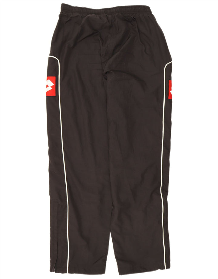 Lotto Hombre Pantalones De Chándal Con Gráfico Grande Negro Colorblock Poliéster