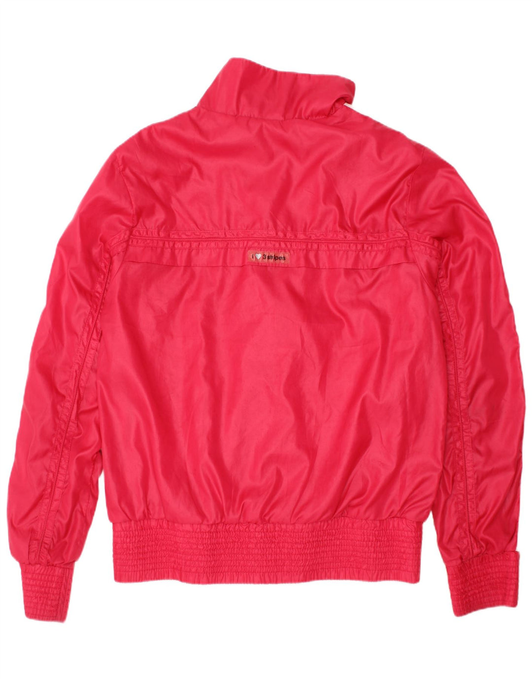 ADIDAS Chaqueta de chándal con tres rayas para niña 9-10 años Poliéster rosa