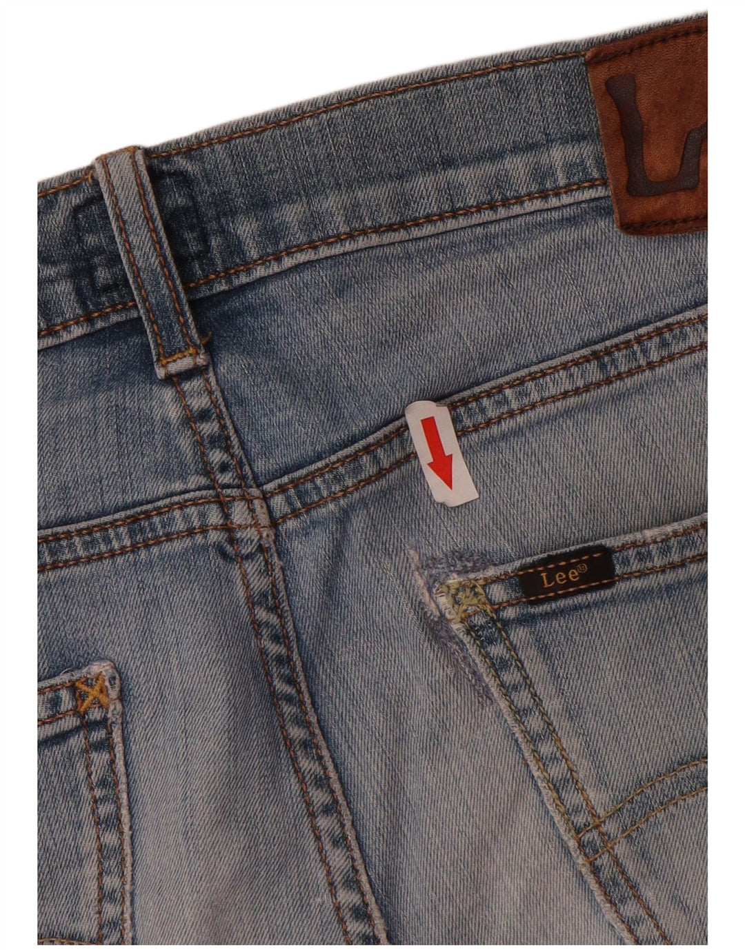 Vaqueros Lee Arvin Slim para Hombre W31 L34 Algodón Azul