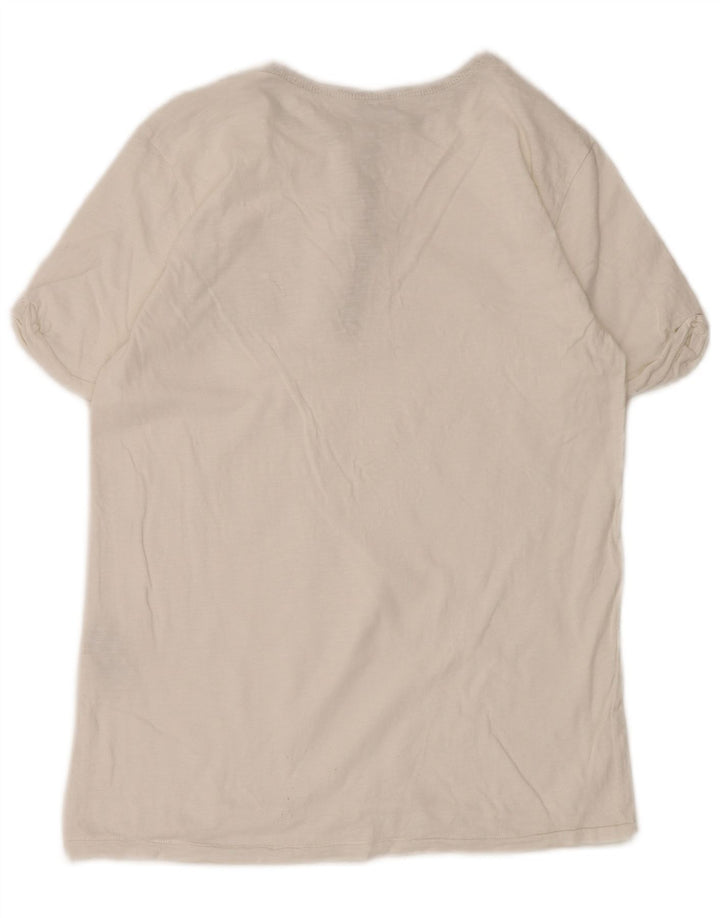 ZARA Boys T-Shirt Top 11-12 Years White Cotton