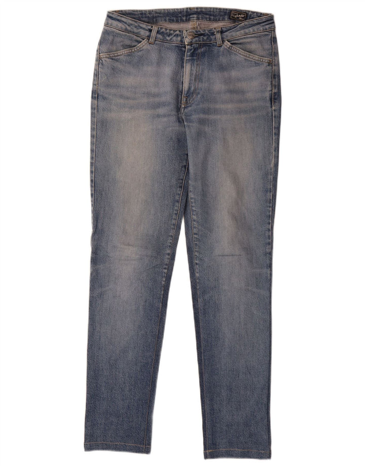 Vaqueros Slim Mujer Gas W30 L30 Algodón Azul