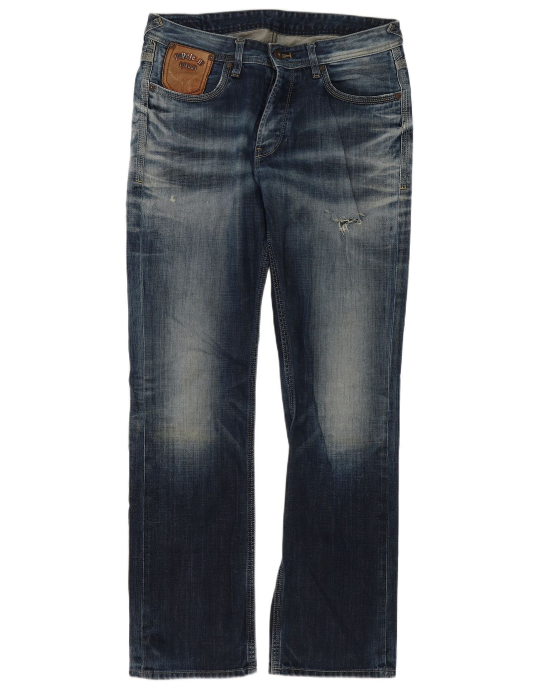 PEPE Jeans Hombre Bootcut W34 L34 Algodón Azul