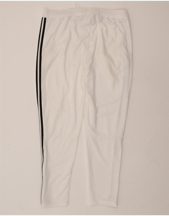 Adidas Hombre Climacool Chándal Pantalón XL Blanco Poliéster