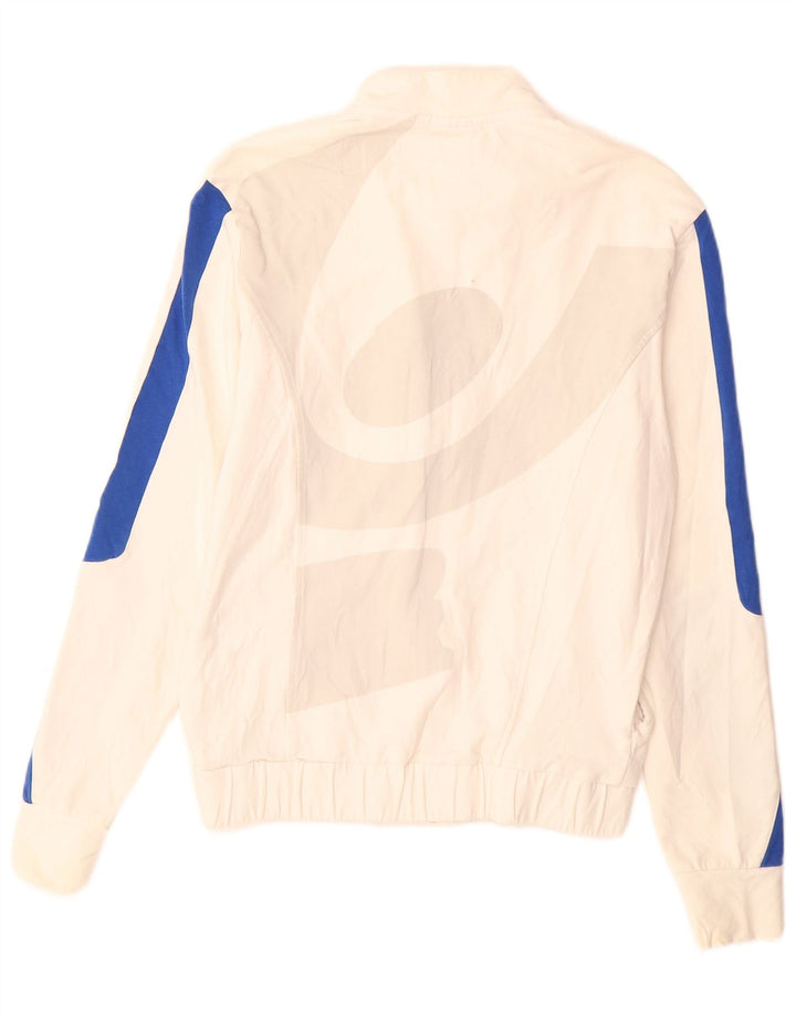 Freddy Chaqueta de chándal para mujer IT 46 Large White Colourblock Cotton