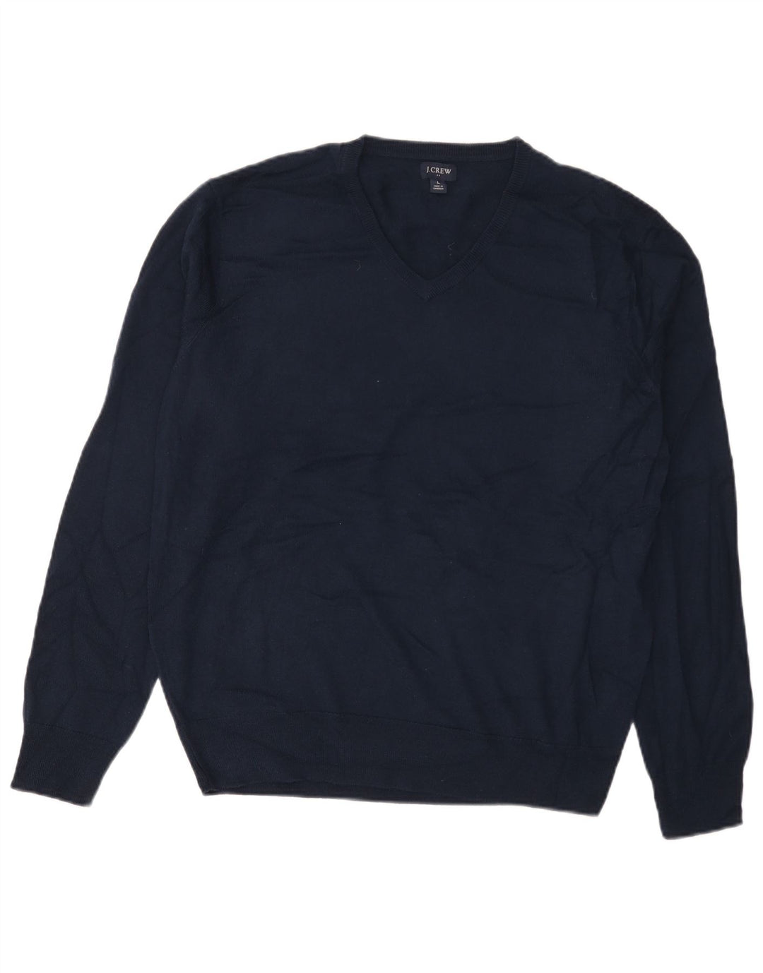 J. Crew Suéter con Cuello en V para Hombre Grande Acrílico Azul Marino