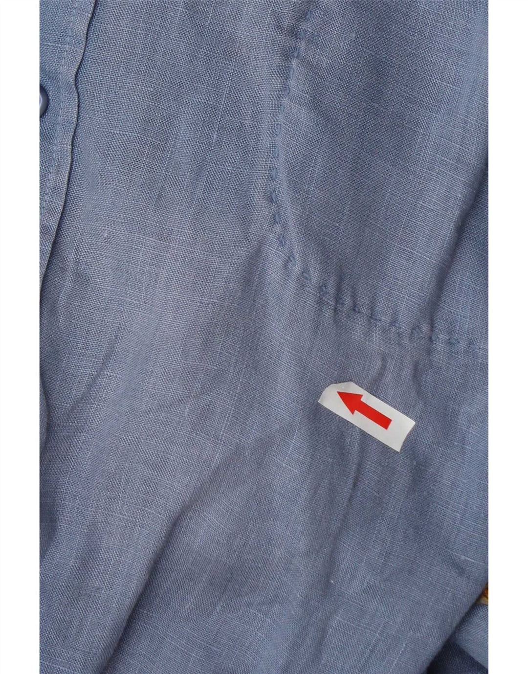 Camisa Hugo Boss Hombre Manga Corta XL Algodón Azul