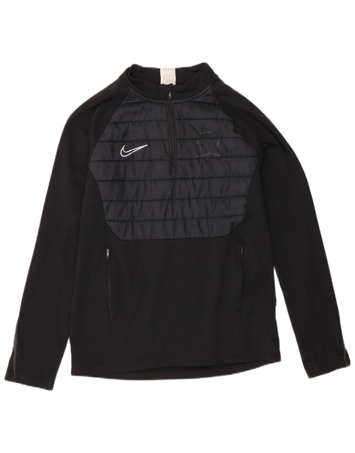 Nike - Camiseta de chándal Therma-Fit para hombre, talla mediana, color negro