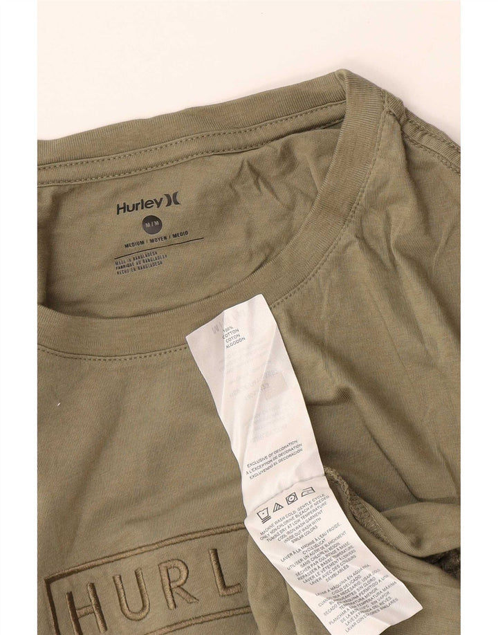 Hurley Camiseta Gráfica Para Hombre Top Medium Khaki Algodón