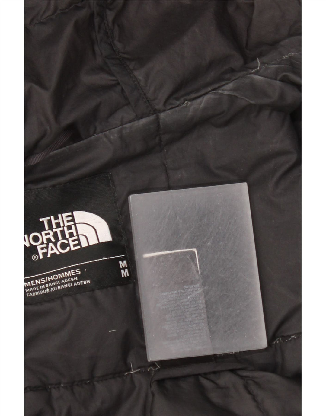 The North Face Chaqueta acolchada con capucha para hombre UK 38 Mediana Negro Poliéster