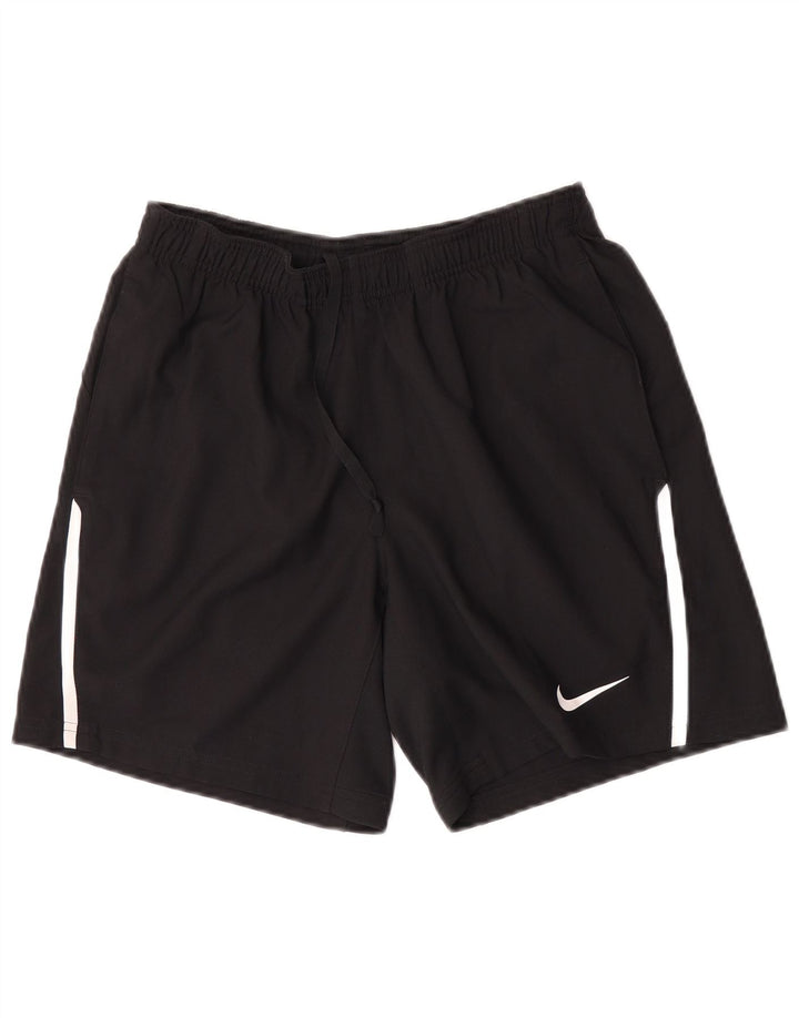 Nike Dri Fit - Pantalones cortos deportivos para hombre (poliéster), color negro