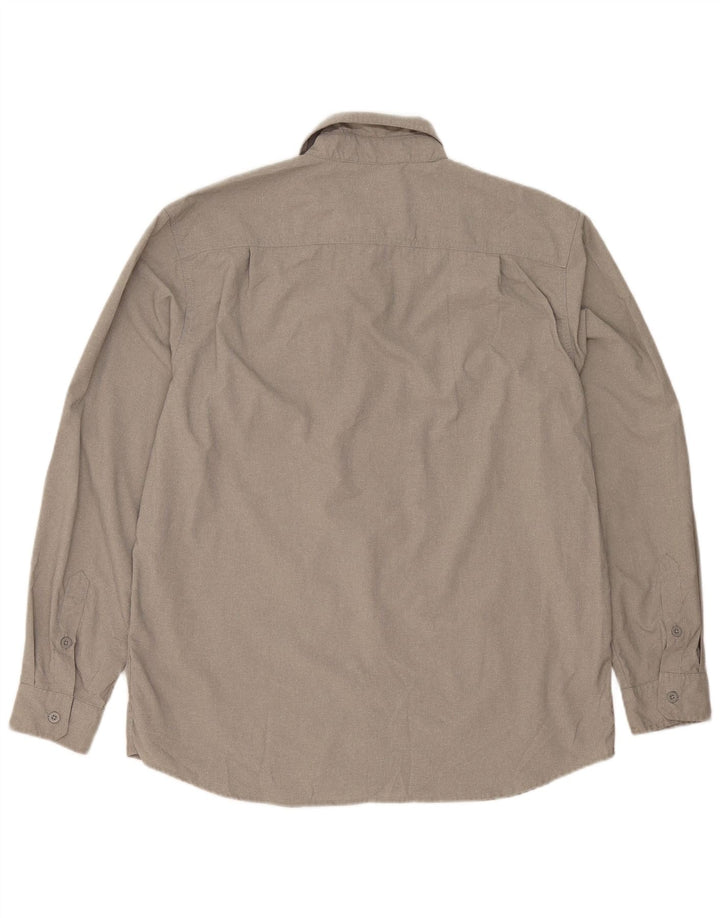 Carhartt Camisa Relaxed Fit Para Hombre Poliéster Gris Grande