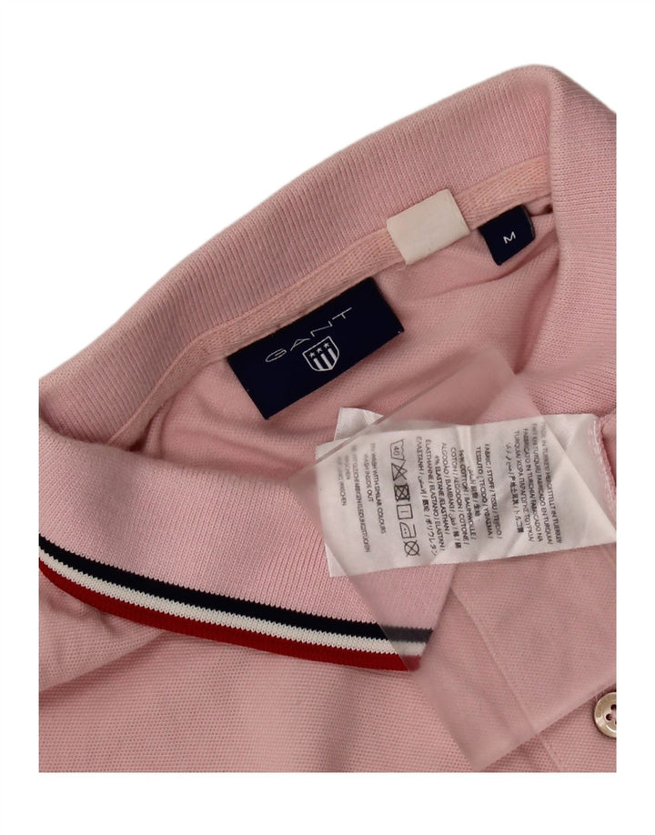 GANT Polo de hombre de algodón rosa medio