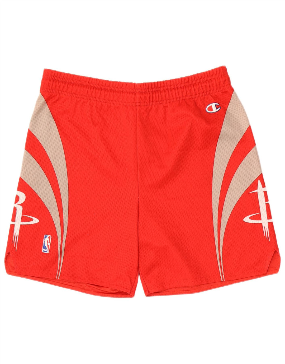 Champion Shorts deportivos con gráficos para hombre Poliéster color block rojo grande