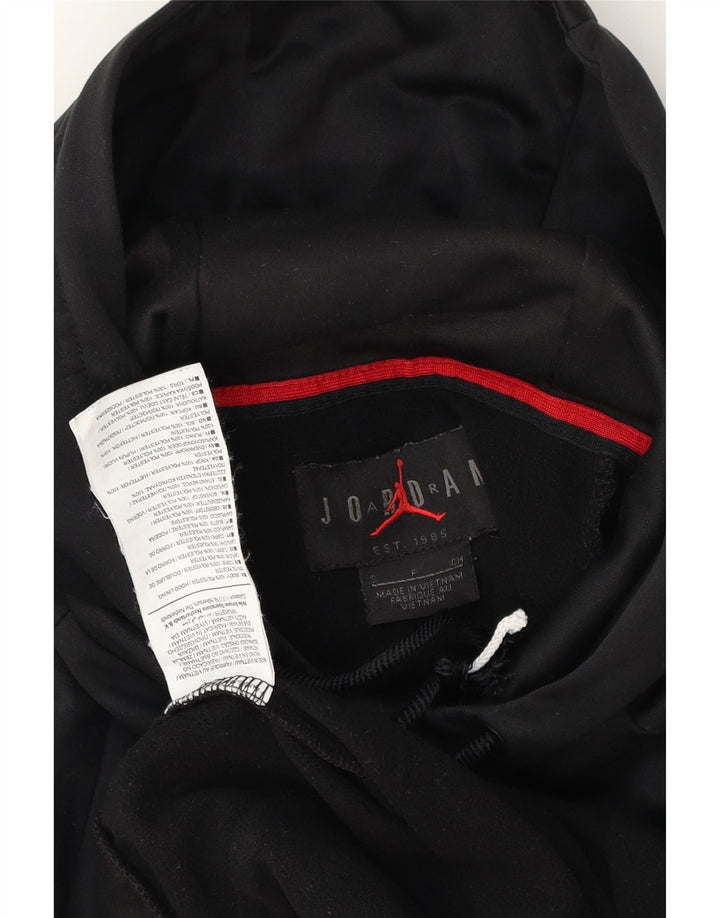 Jordan - Sudadera con capucha para hombre, talla pequeña, poliéster negro