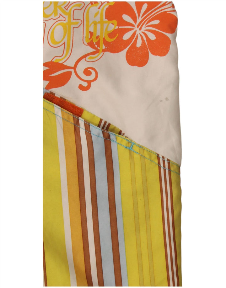 Bañador Sundek Hombre Con Estampado De Rayas Amarillas Medianas