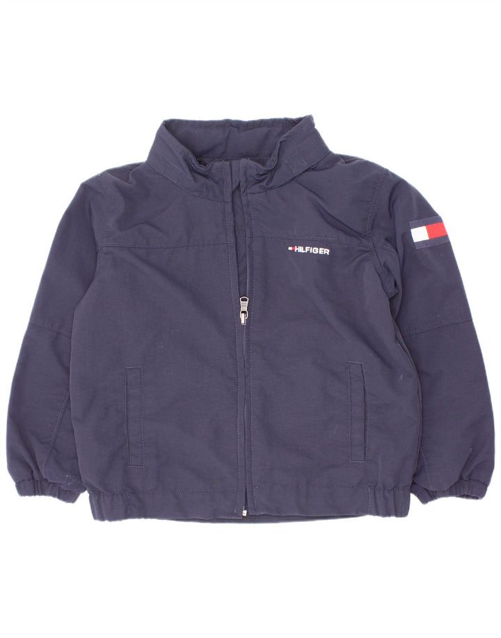 Tommy Hilfiger Chaqueta bomber con gráfico para niños 3-4 años Azul marino Poliéster
