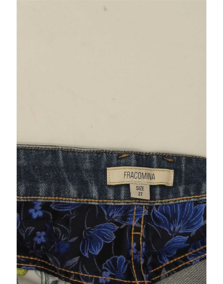 Shorts Vaqueros Mujer Fracomina W27 Small Blue Patchwork