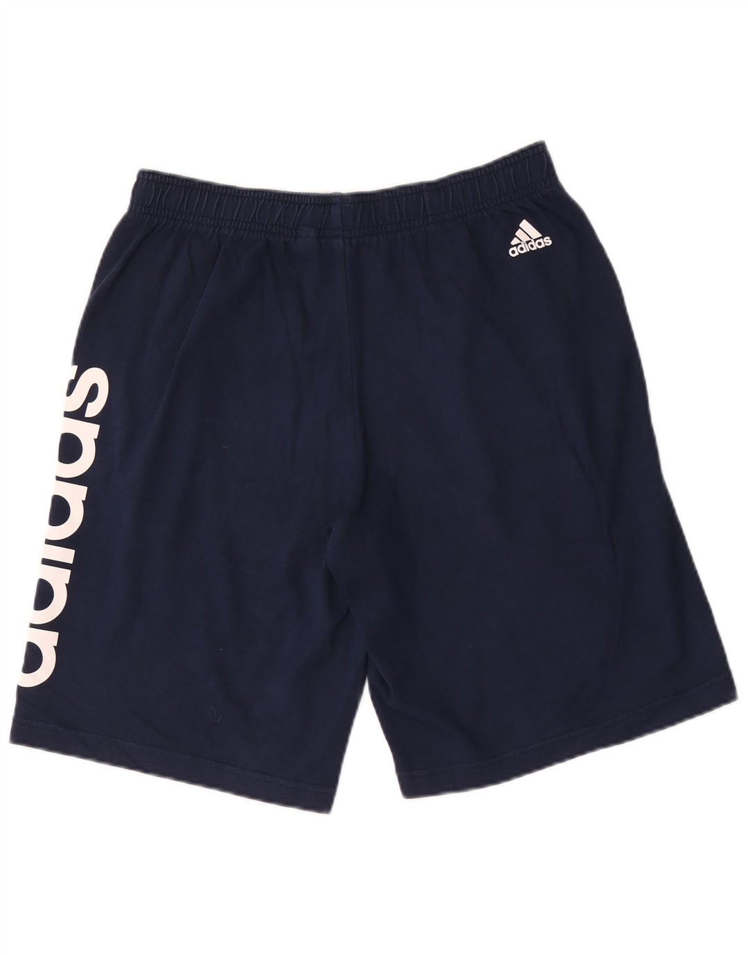 Adidas Pantalones cortos deportivos gráficos para hombre Algodón azul marino mediano