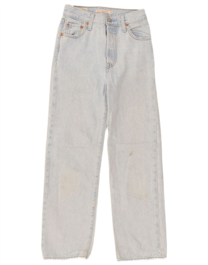 Vaqueros Levi's Ribcage Rectos Mujer W23 L27 Algodón Azul
